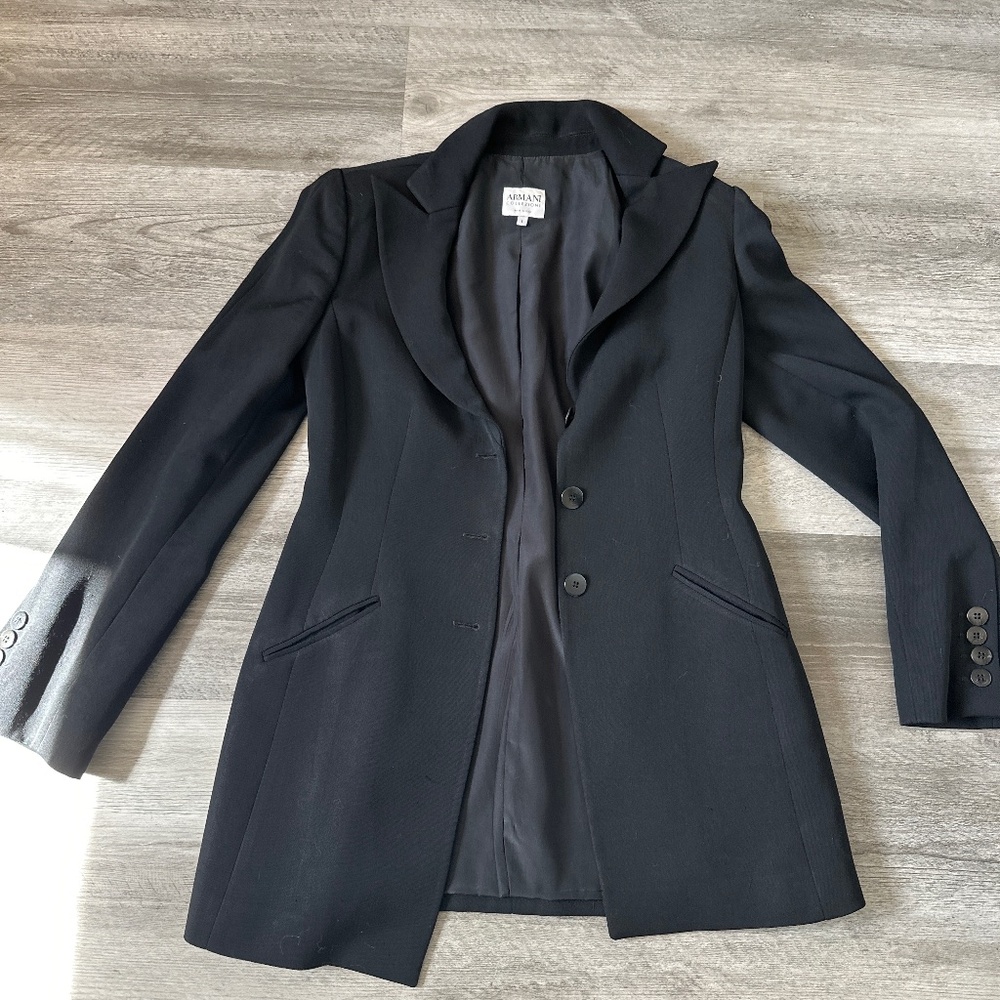 Black Armani Riding Jacket